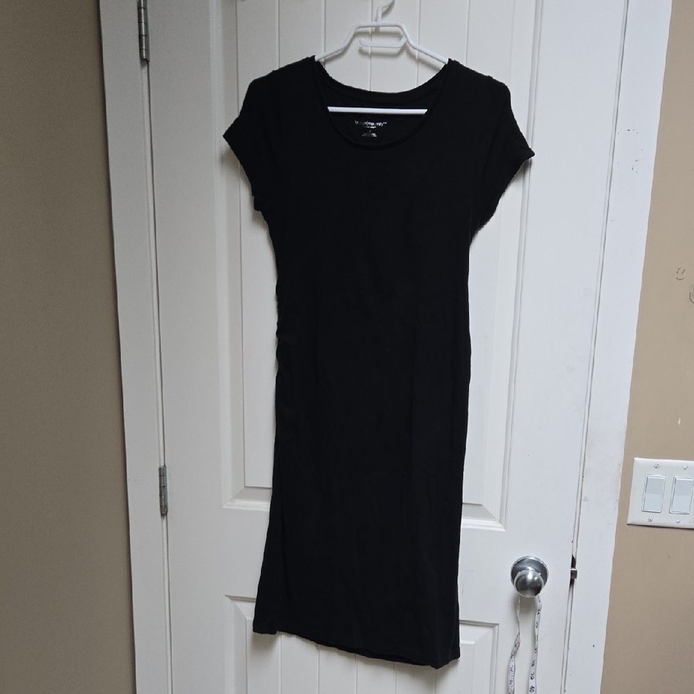 Liz Lange For Target Maternity Pregnancy Black Women's Dress Short Sleeve Small